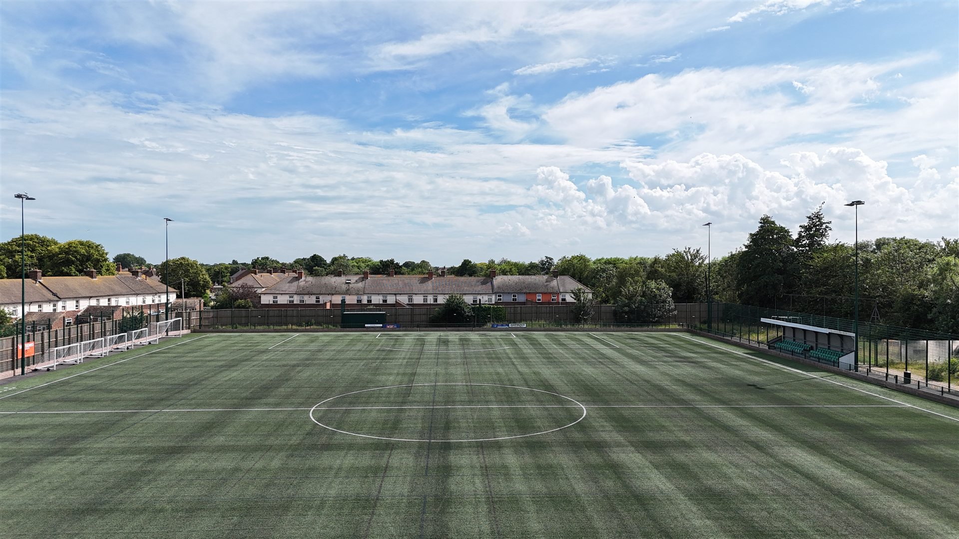 The Green floodlit 3G football pitch at East Norfolk Sixth Form College